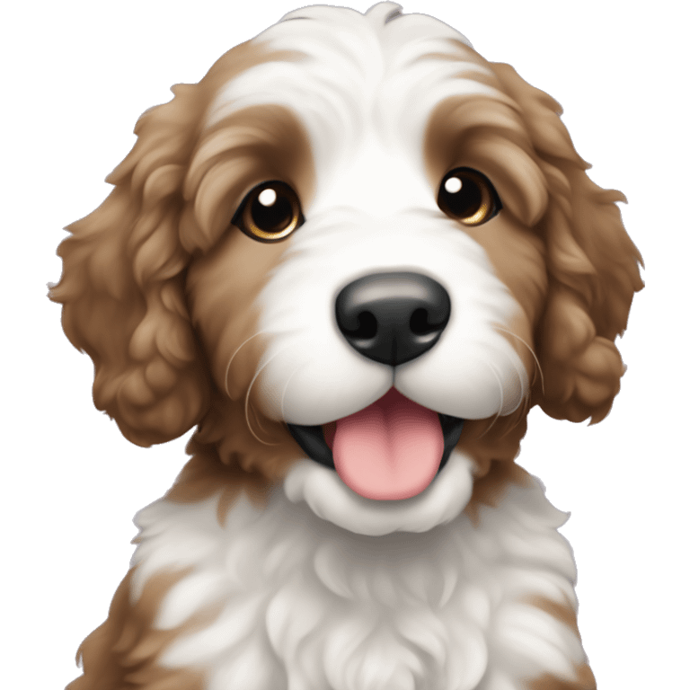 bernedoodle puppy emoji