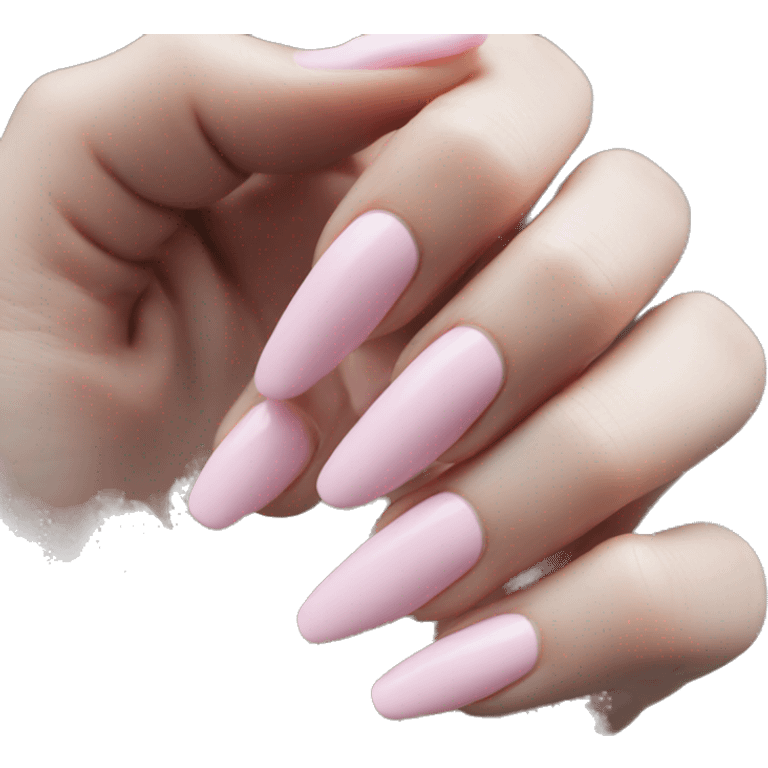 Light pink nails emoji