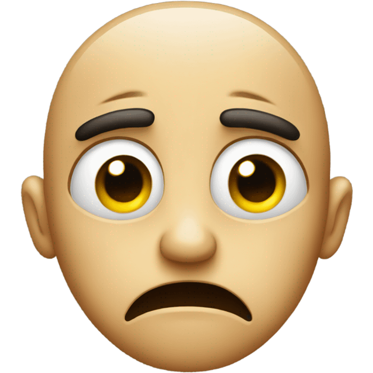 Worried face  emoji