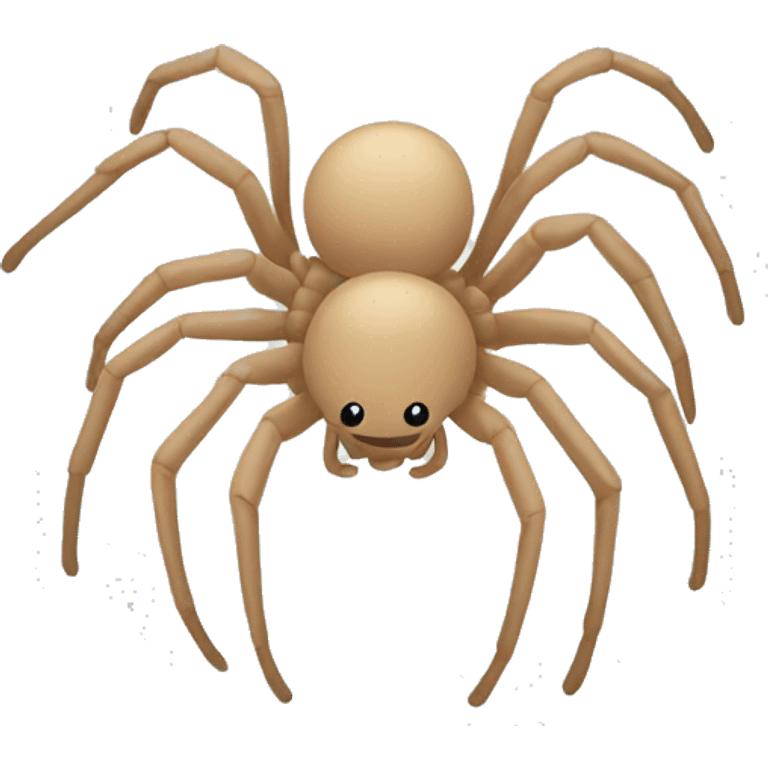 Beige spider emoji