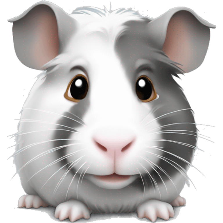 Guineapig white and grey emoji