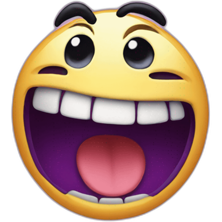 grimace emoji