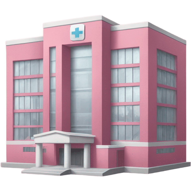 Pink hospital  emoji