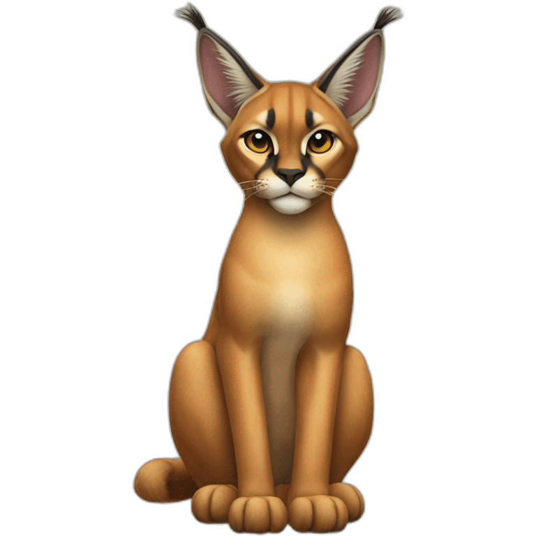 Caracal cat emoji