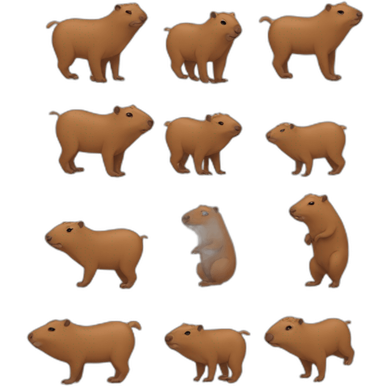 Love capibara emoji