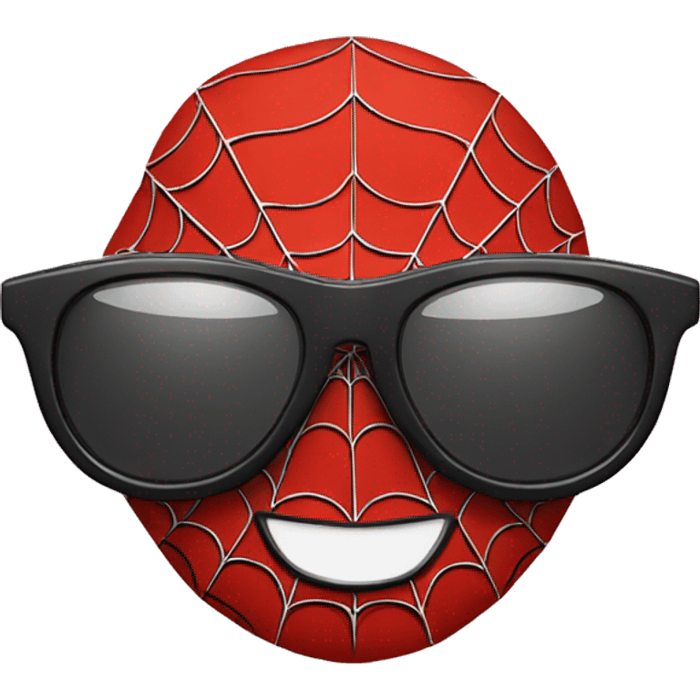 Spider man Whit sunglasses emoji