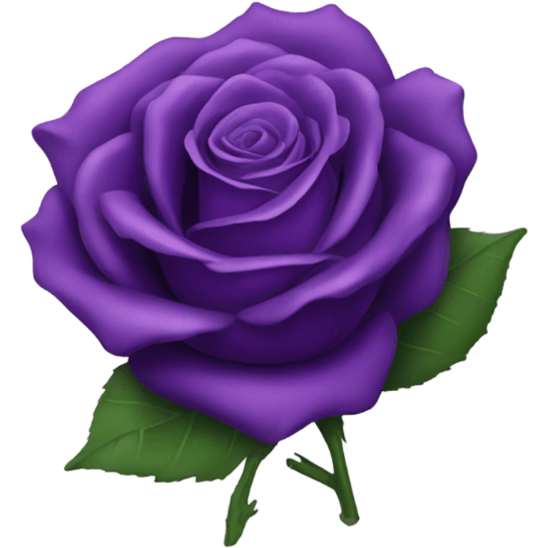 purple rose emoji