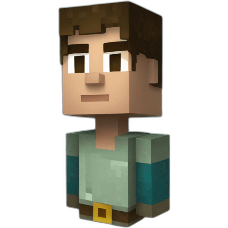 Minecraft steve emoji