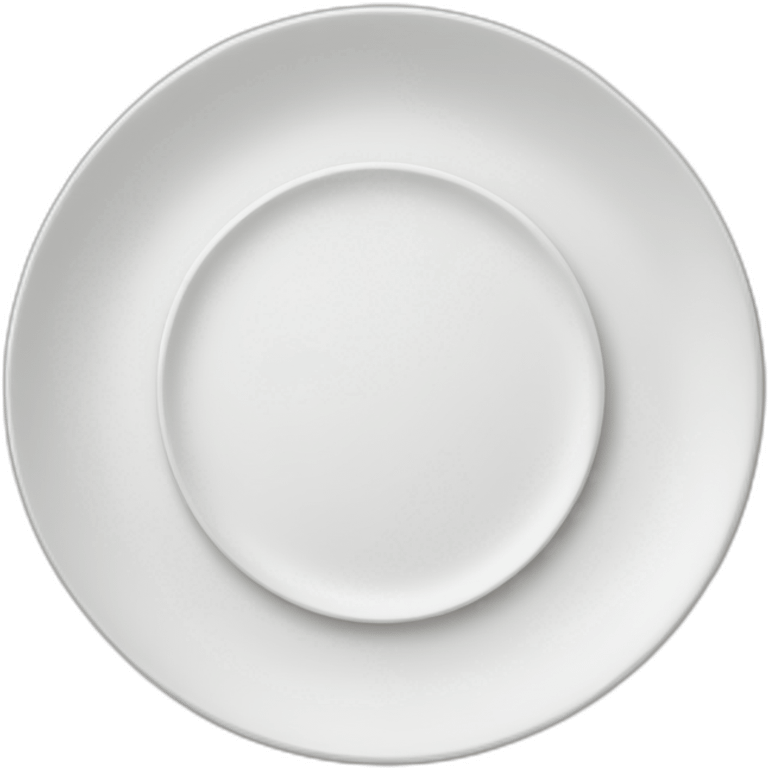 white plate food emoji