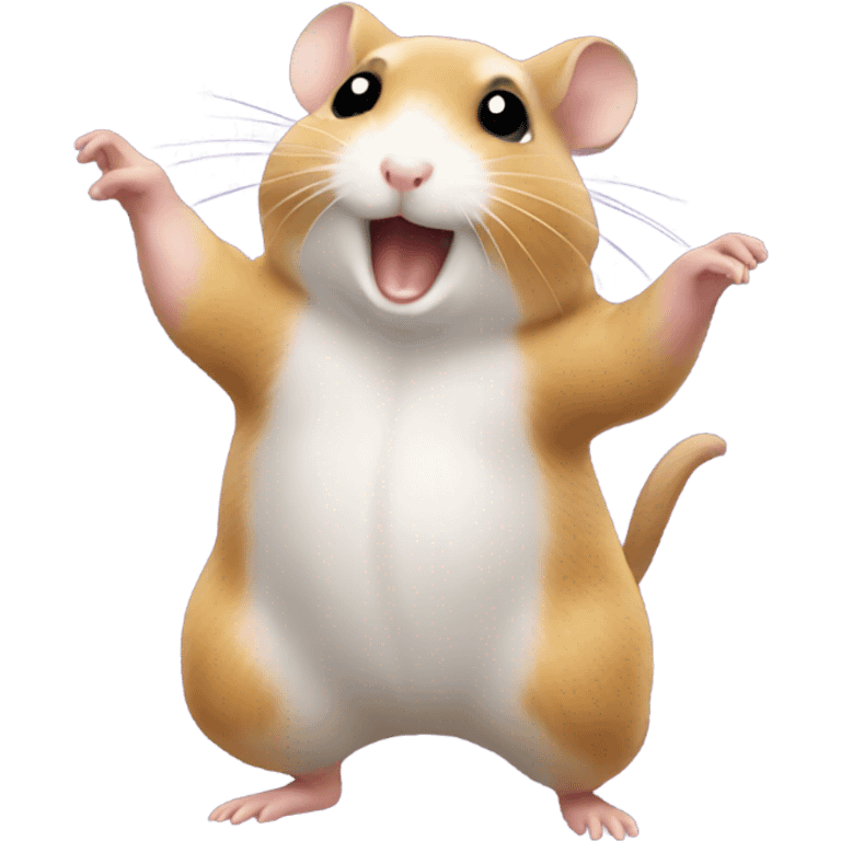 Hamster dancing  emoji