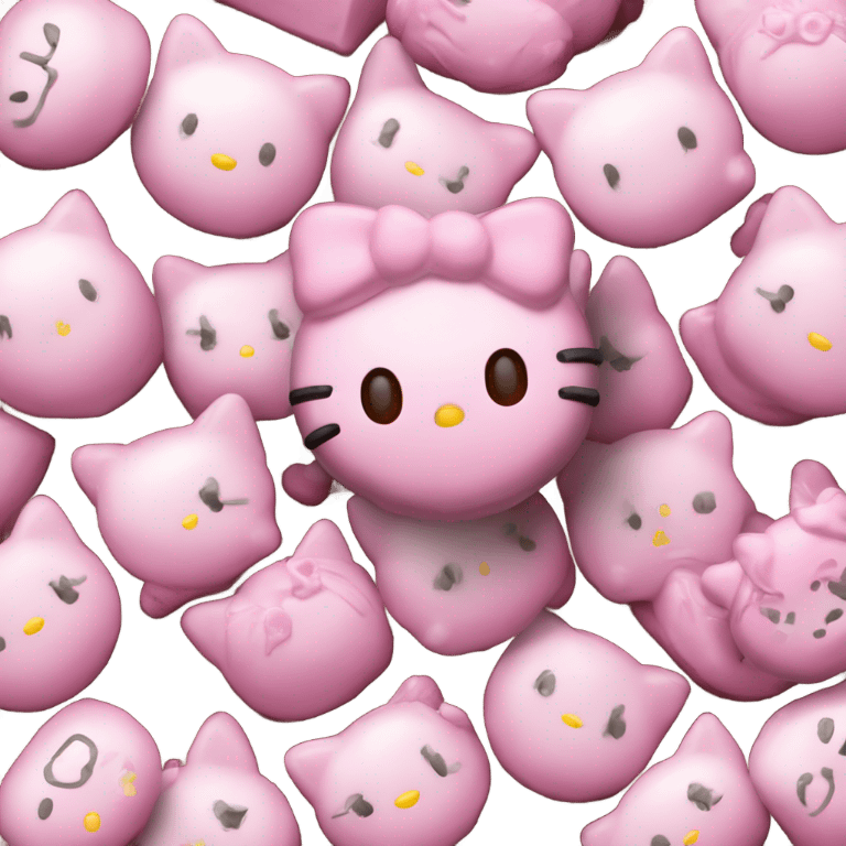 Box of hello kitty truffles  emoji