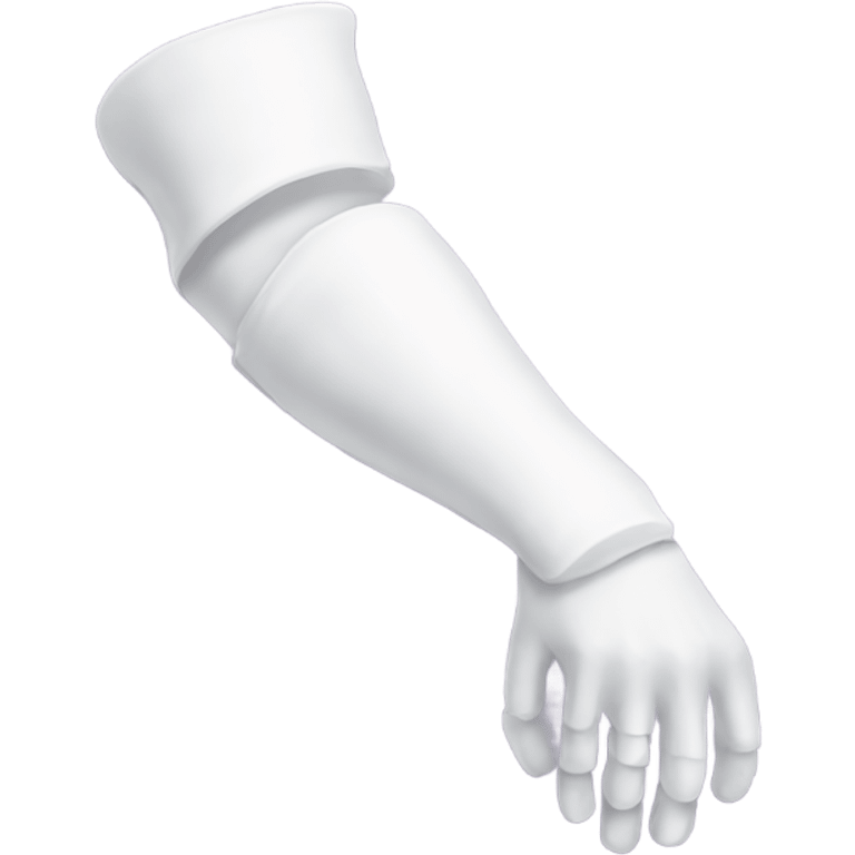 arm cast emoji