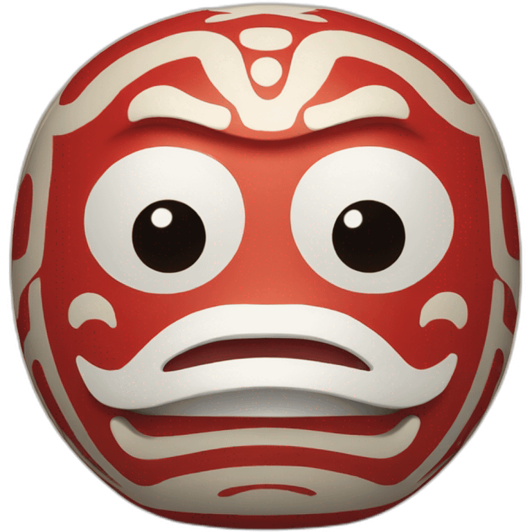 daruma japan figurine emoji