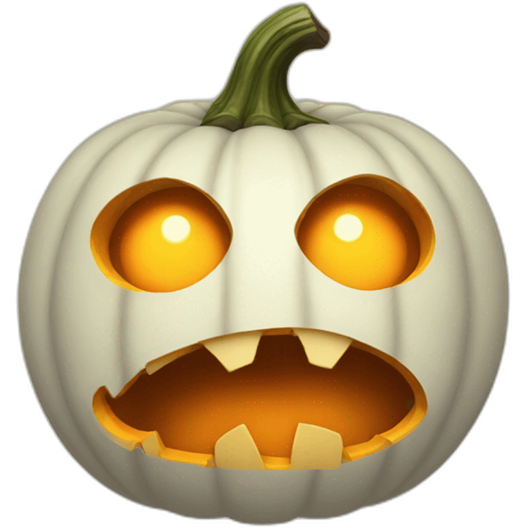 The Astonished Pumpkin emoji