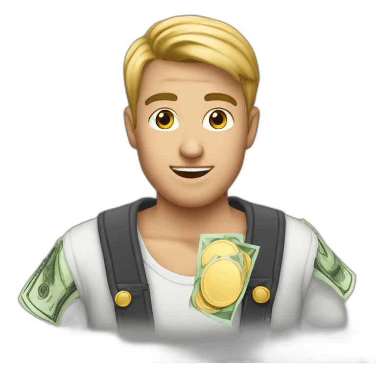 Money-maker-euro-boy emoji