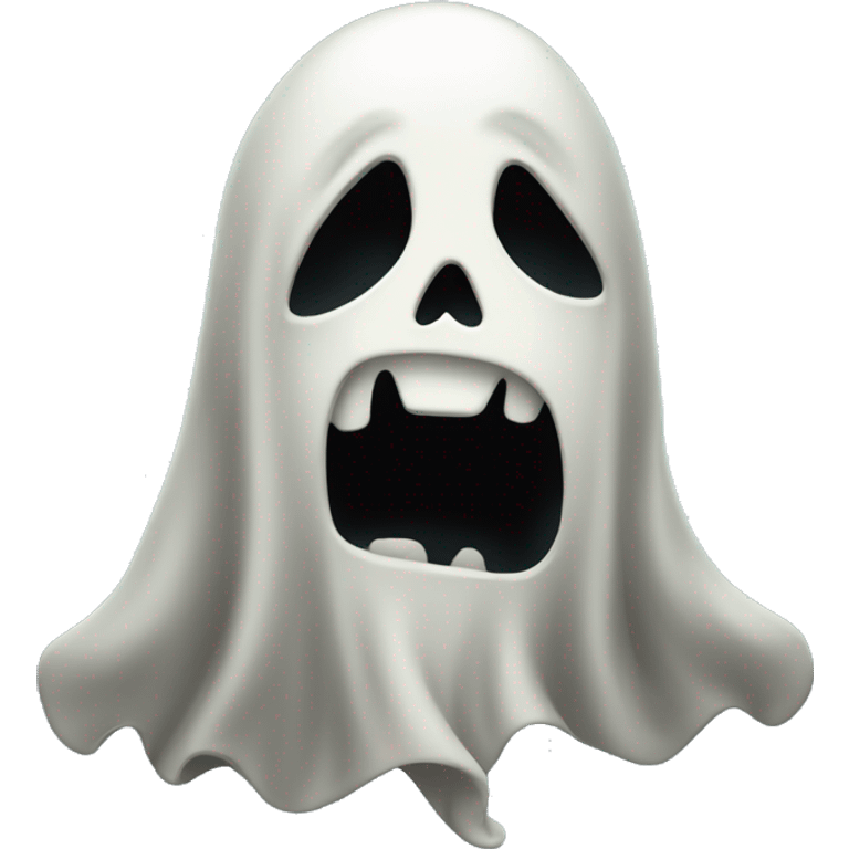 Scary ghost emoji