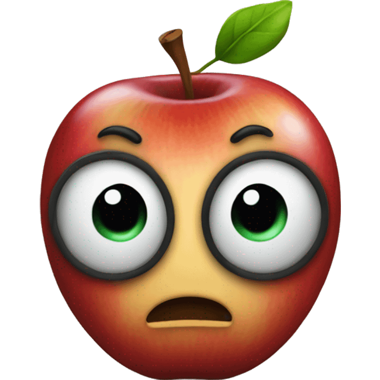 flyig apple emoji