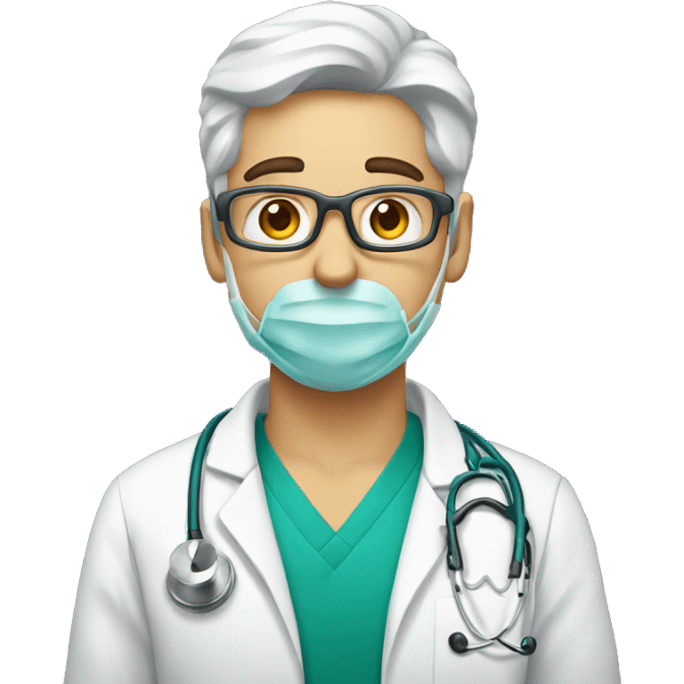 medico com estetoscopio emoji