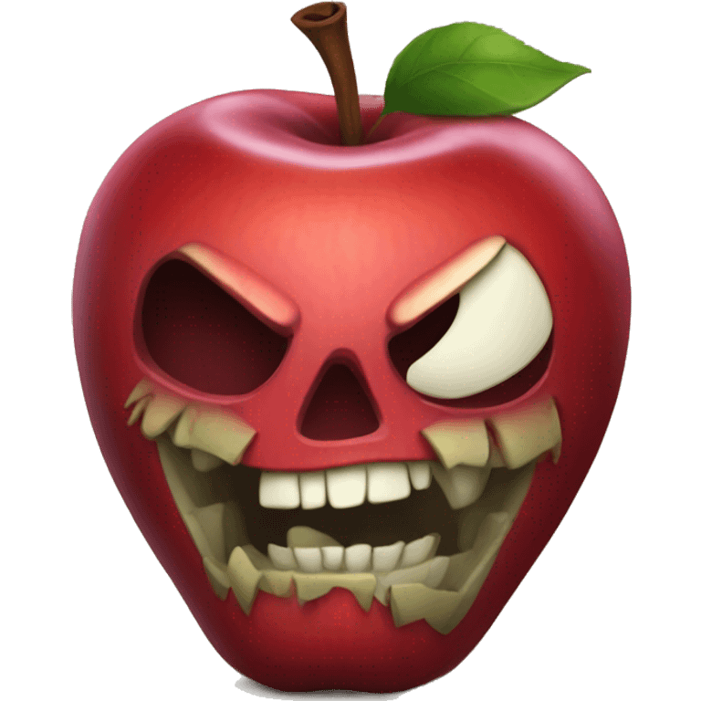 Poison apple emoji