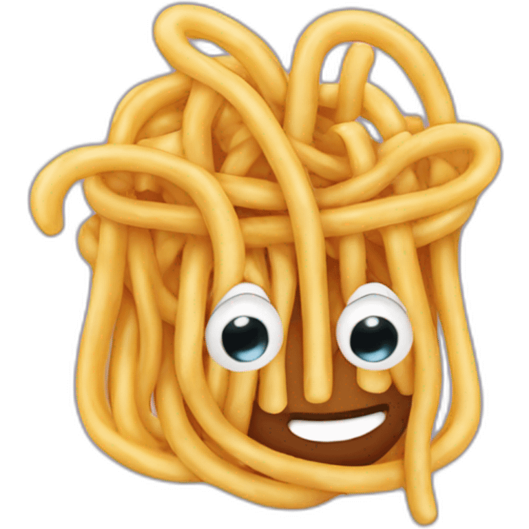 Ear with spagetti emoji