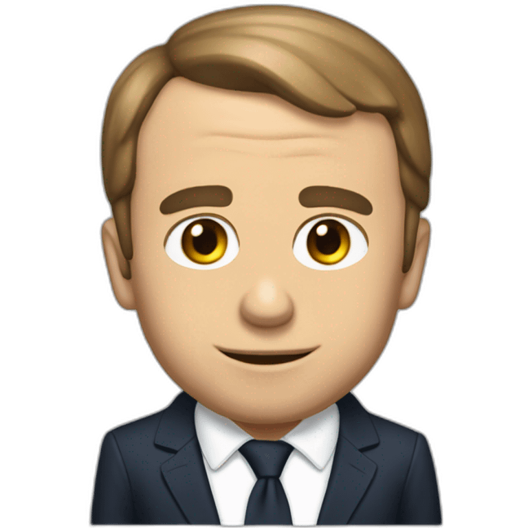 macron qui fait caca emoji