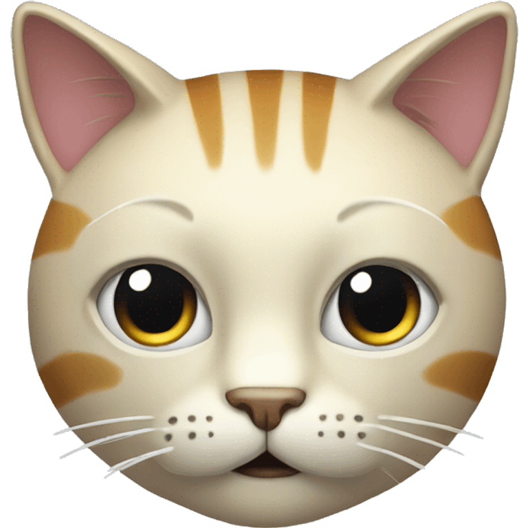 a nice cat robot face,  emoji