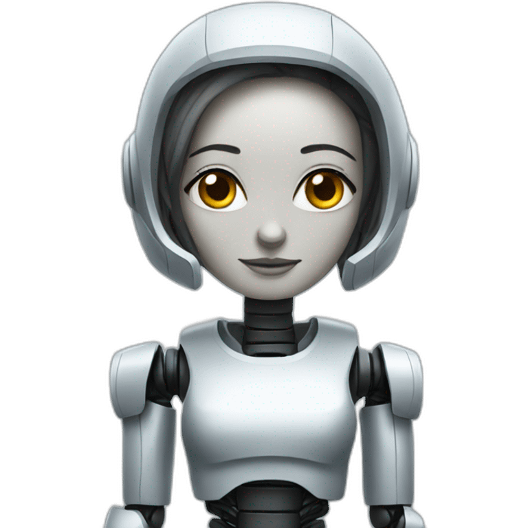 Female robot emoji