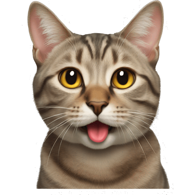 cat with tounge out  emoji