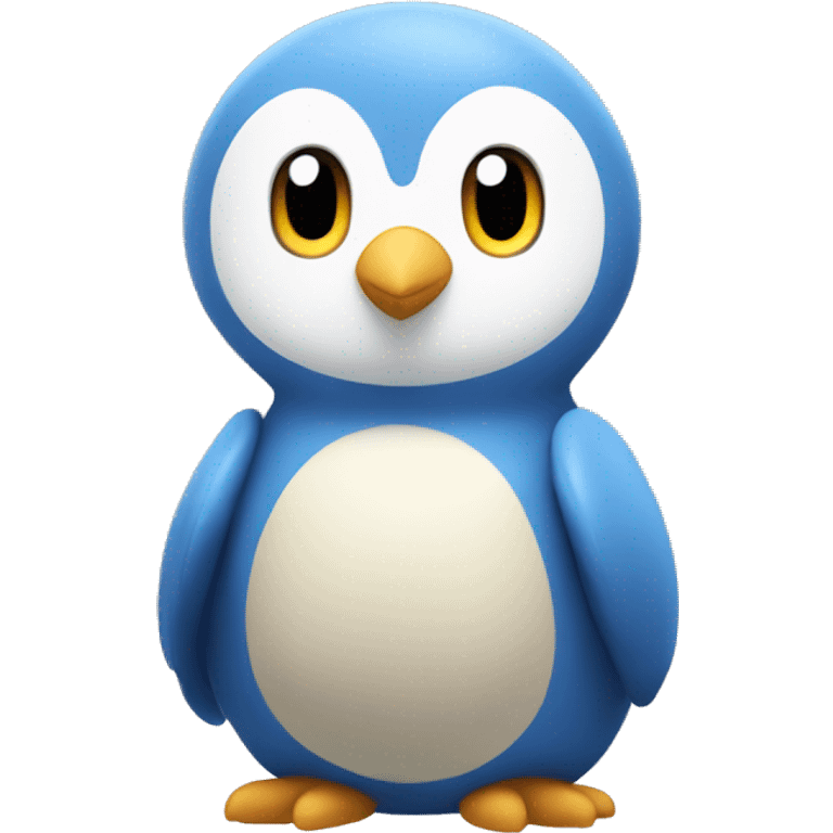 Piplup sitting  emoji