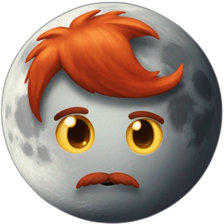 moon with red beard emoji