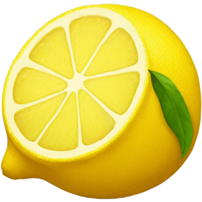 Big lemon emoji