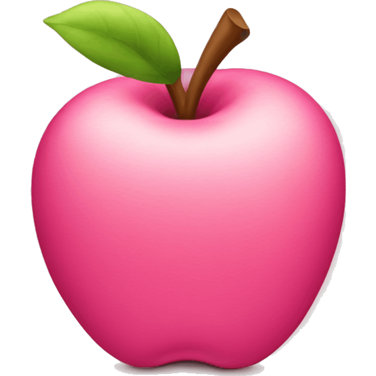 Pink Apple logo emoji