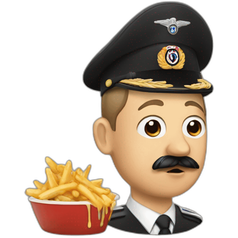 hitler and poutine emoji