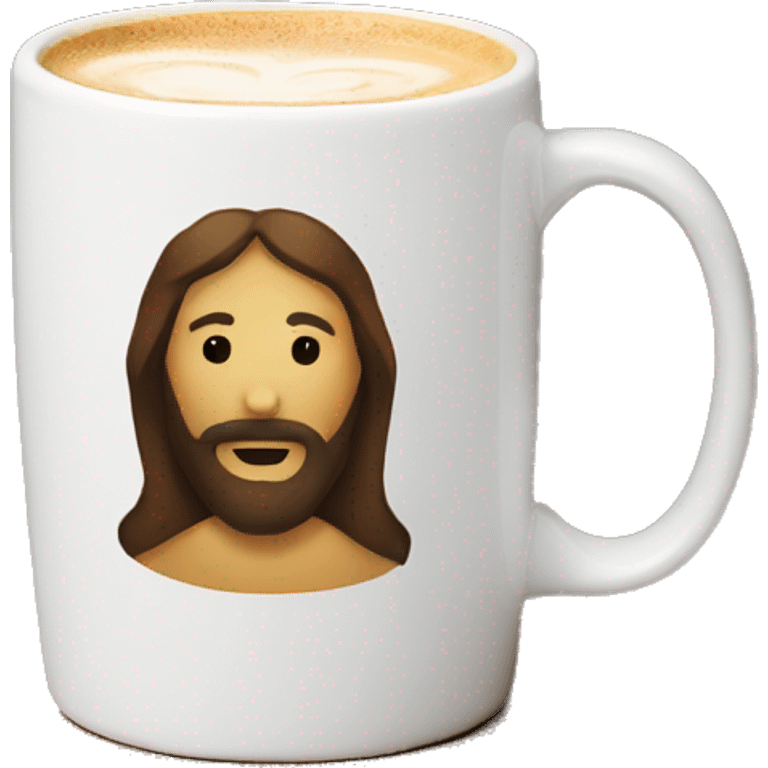 jesus coffee cup emoji