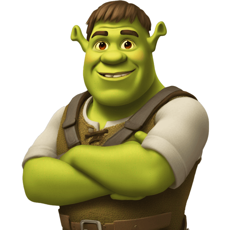 shrek as a tour guide emoji