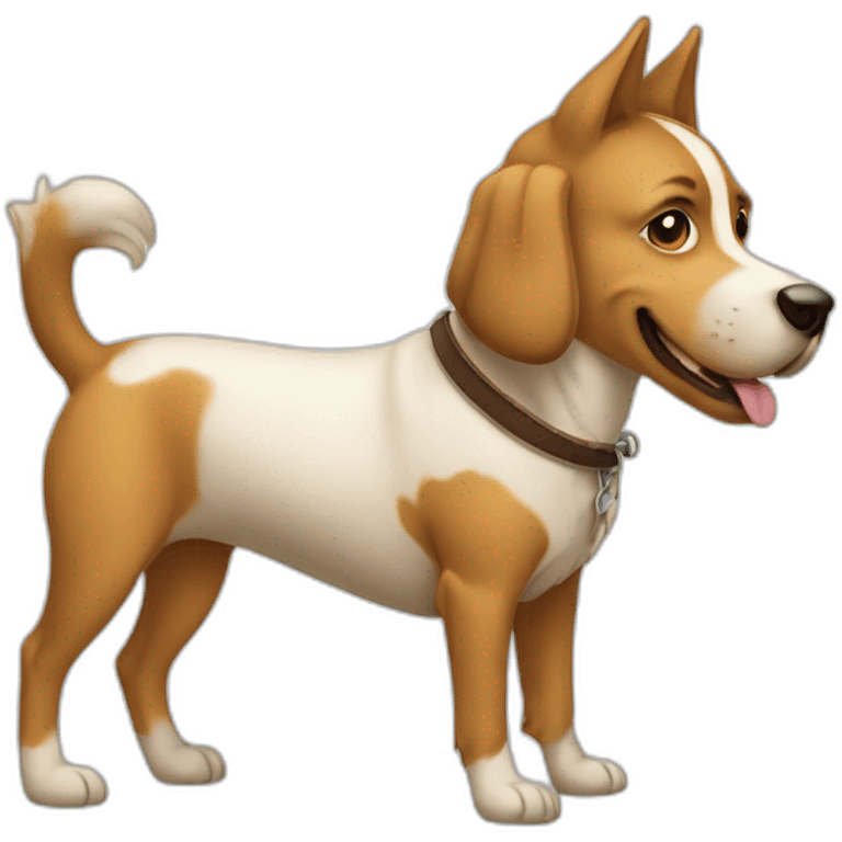 chien sur cheval emoji