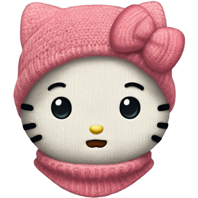 Hello kitty in a sweater ￼￼ emoji