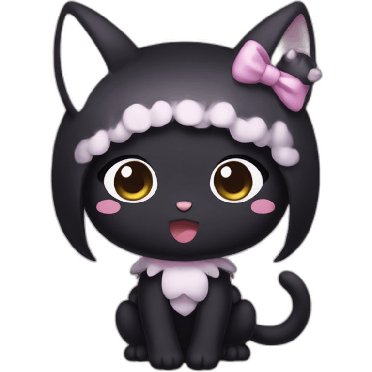 Kuromi Sanrio emoji