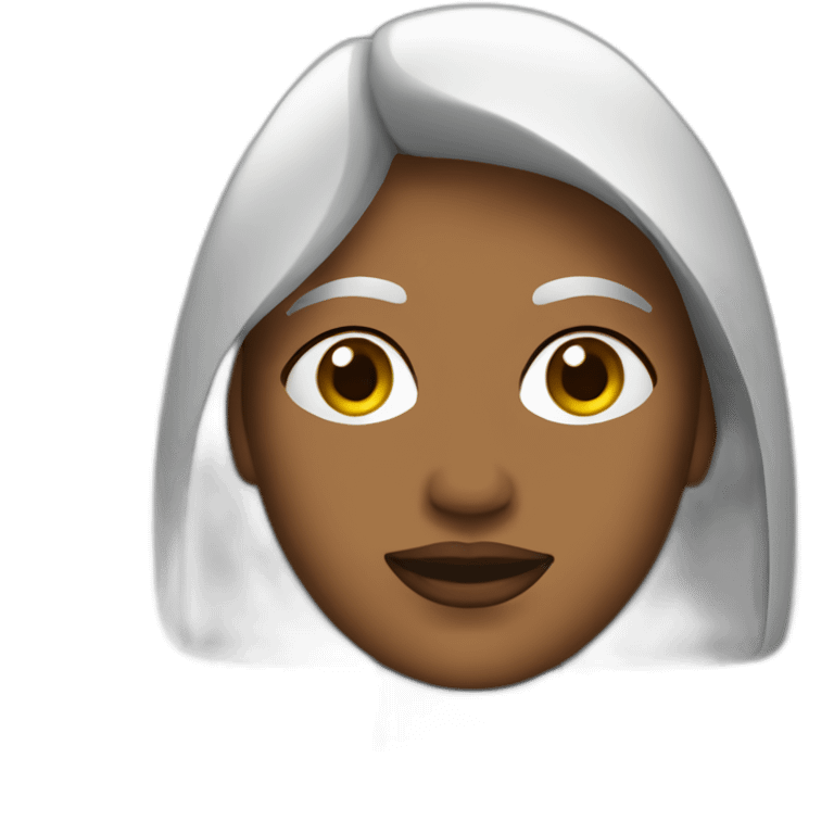 Mujer peli negra emoji