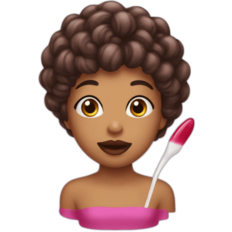 Bouche gloss emoji