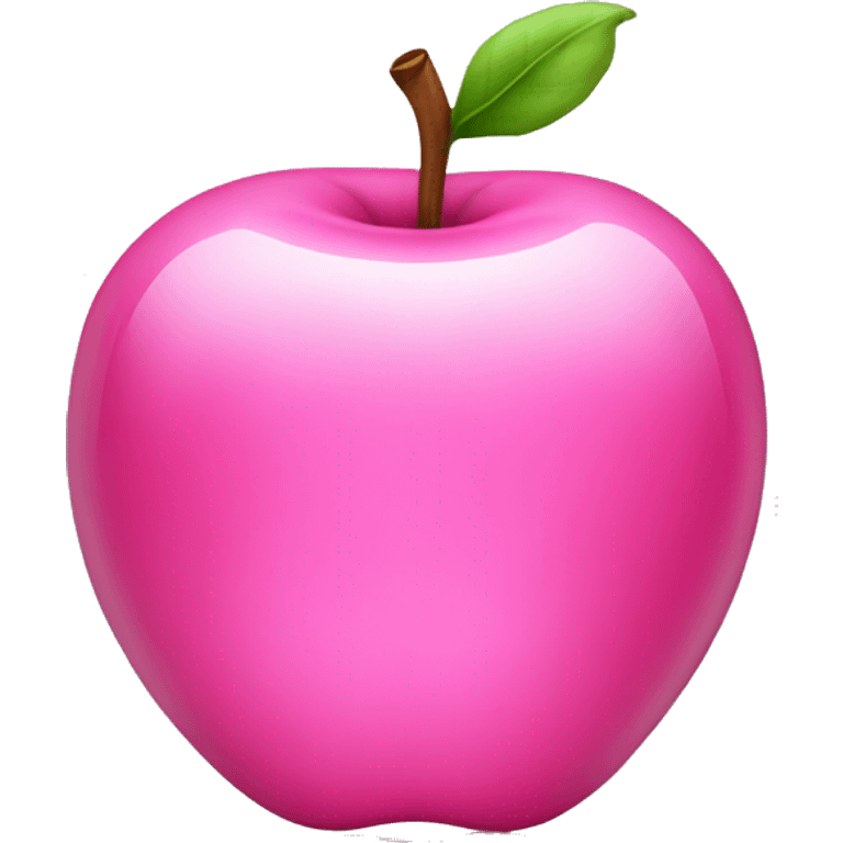 pink glass apple emoji