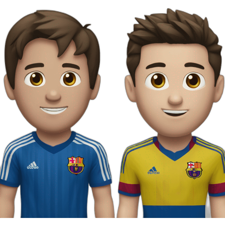 Ronaldo et messi emoji