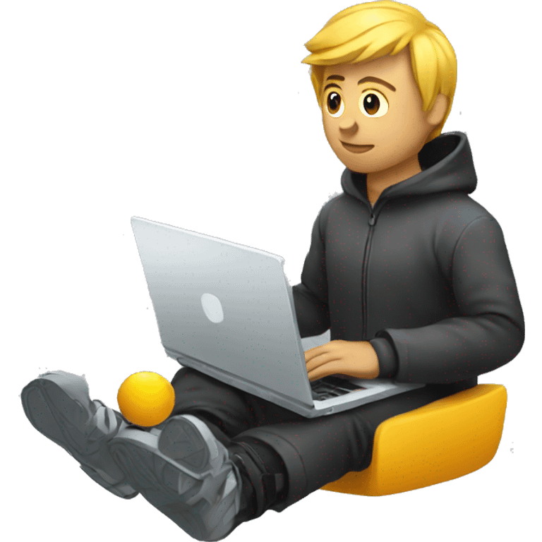 cybersportsman with laptop emoji