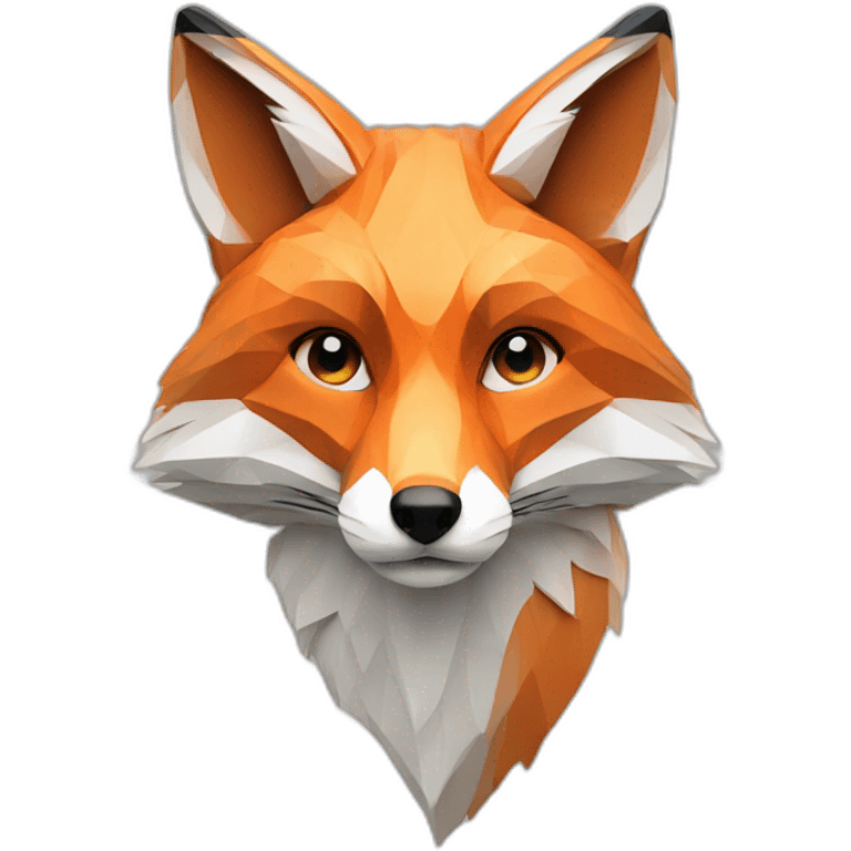 Fox geometric lines emoji