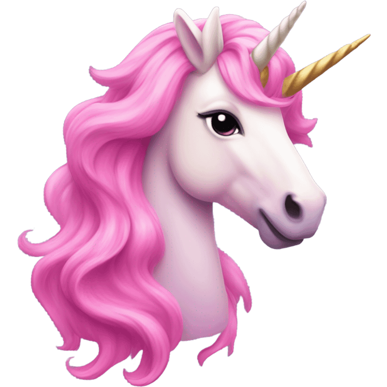 Unicornio pink  emoji