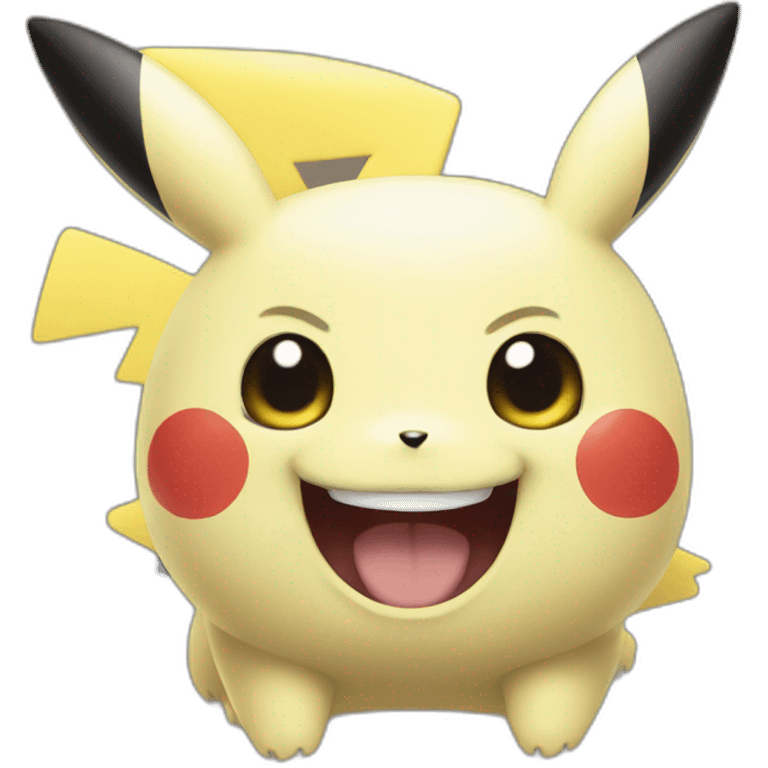 pikachu smiling emoji