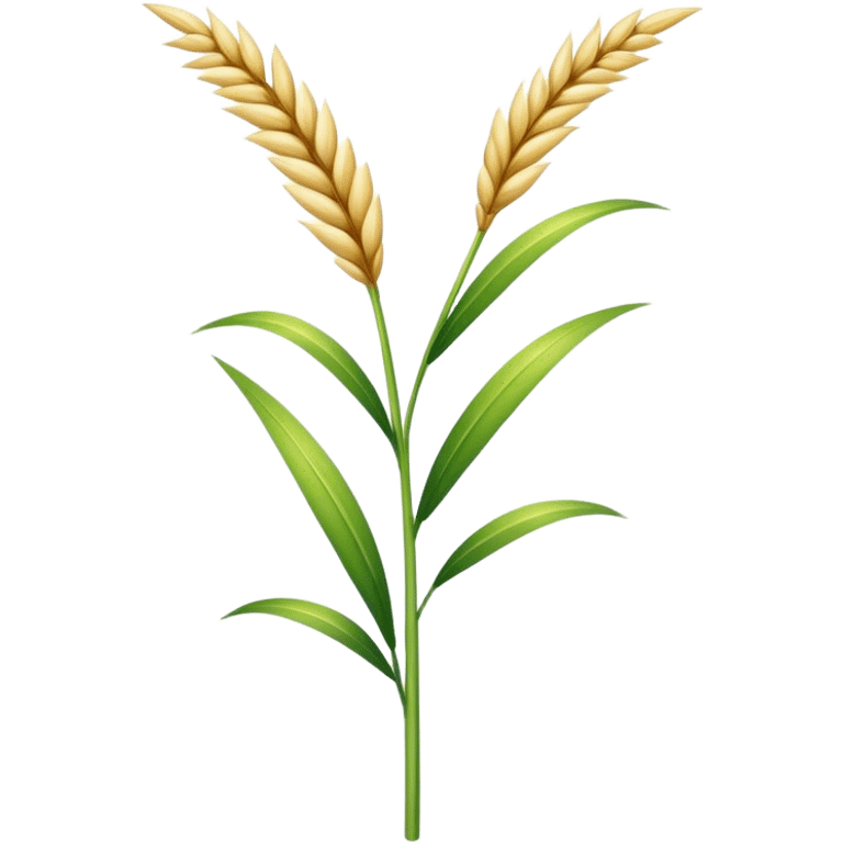 single Saccharum Grass, stem emoji