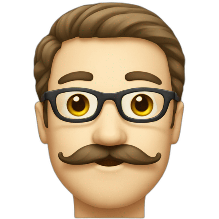 Moustache rectangle emoji