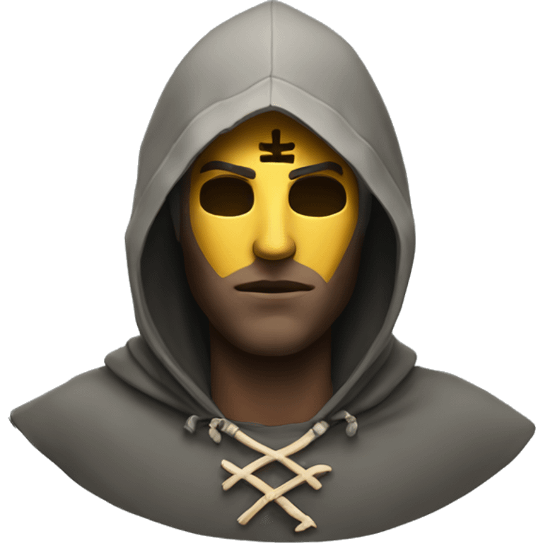 Zodiac hood with cross hair symbol  emoji