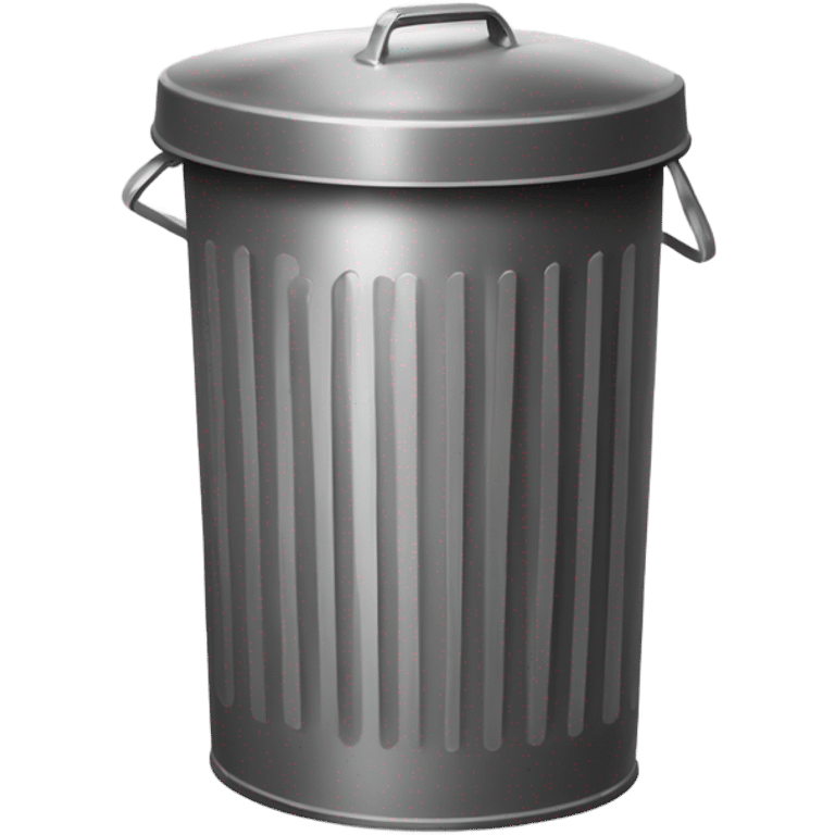 a trash can emoji